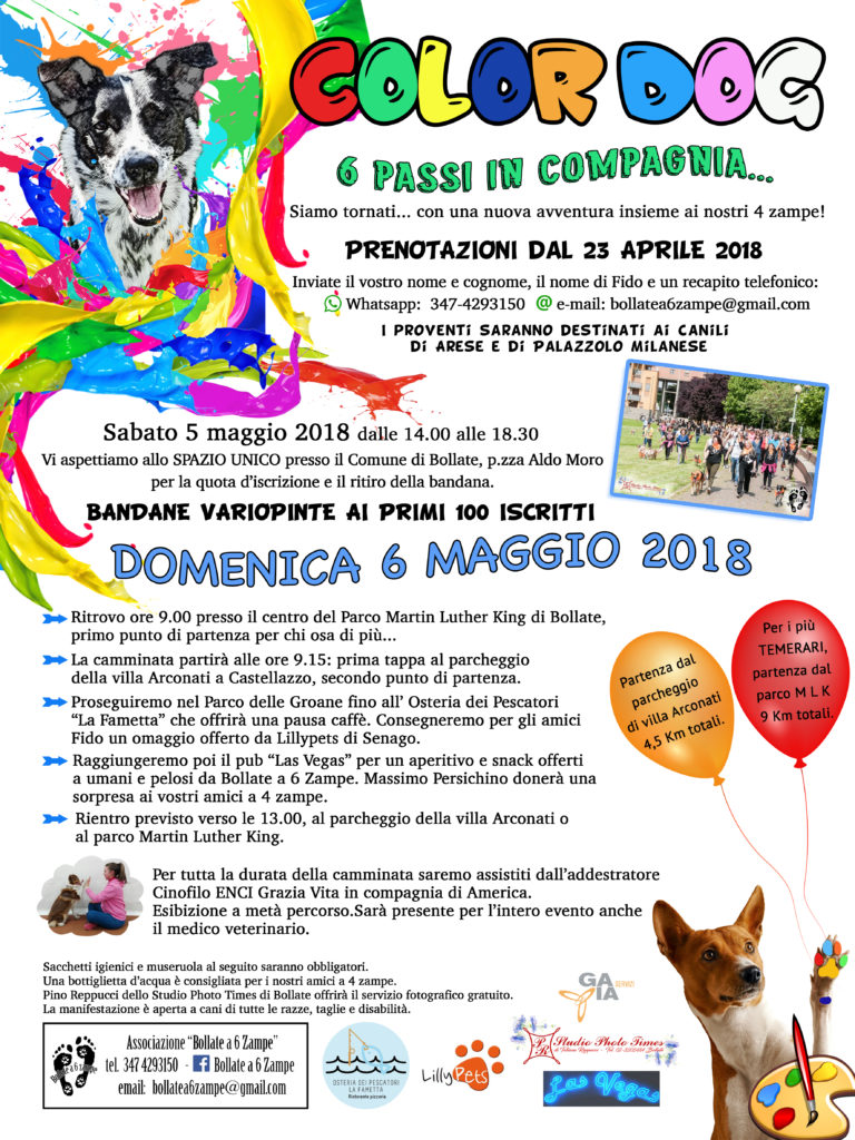 eventi bollate a 6 zampe